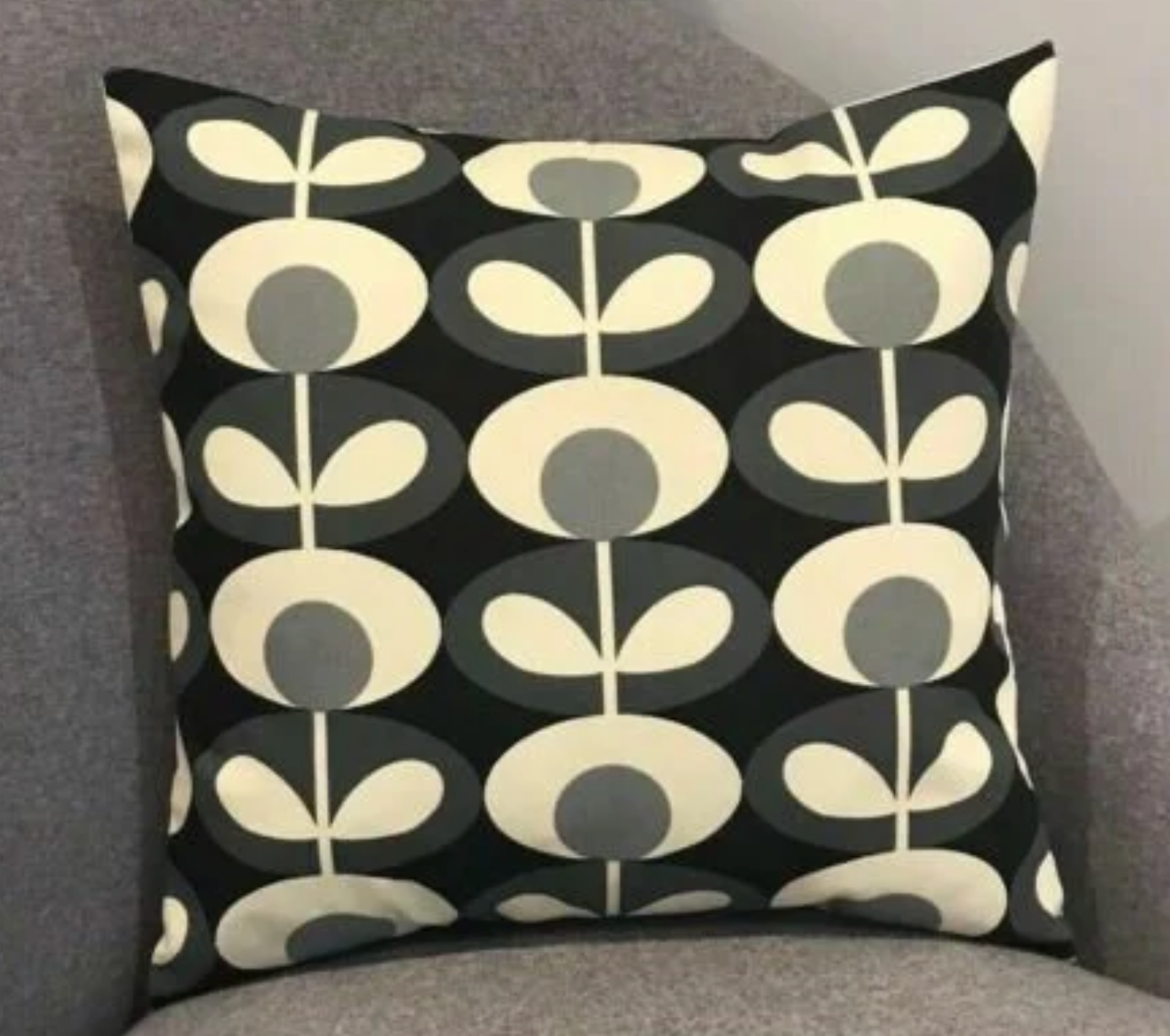Orla Kiely Handmade Cushion Covers in Oval Flower Prints - Sew Shabby Chic