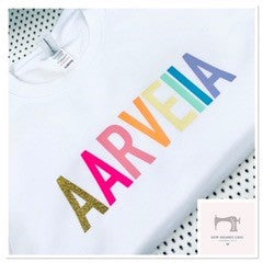 Kids Rainbow Bright Personalised Sweatshirt - Sew Shabby Chic