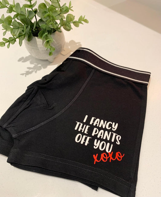 Personalised Fancy The Pants Off You Boxer Shorts | Socks| Novelty Gift | Gift for Him | Funny Gift - Sew Shabby Chic