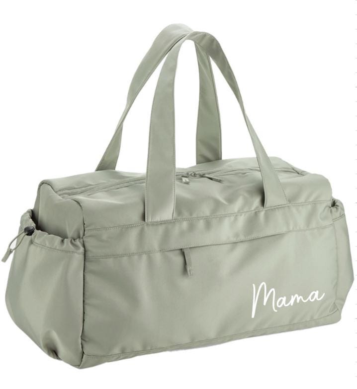 Personalised Soft Touch Mama Baby Hospital Bag Holdall Gym Bag Mother’s Day Gift New Baby - Sew Shabby Chic