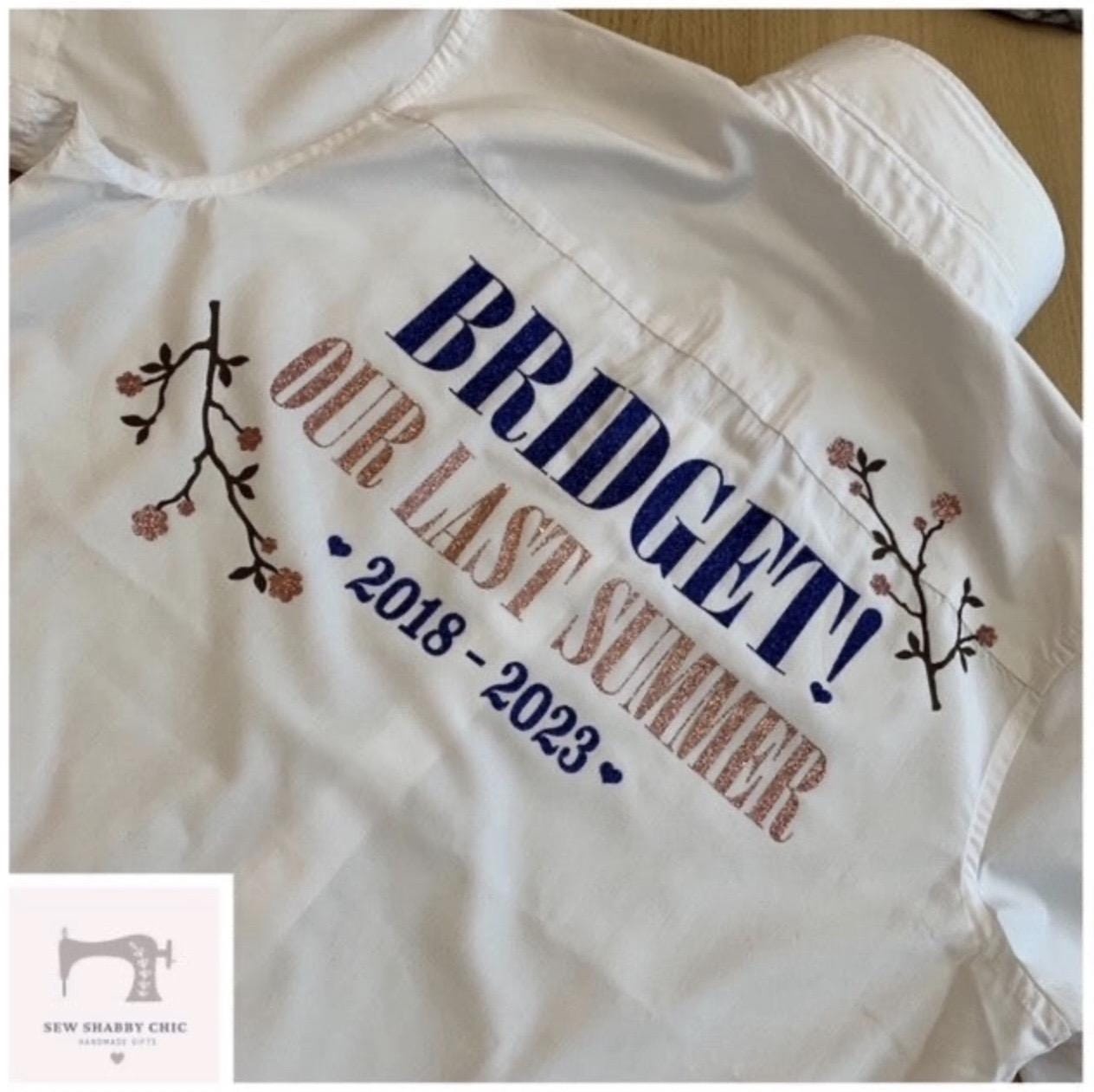 MAMA MIA Inspired School Leavers Shirts Glitter Vinyl - Sew Shabby Chic