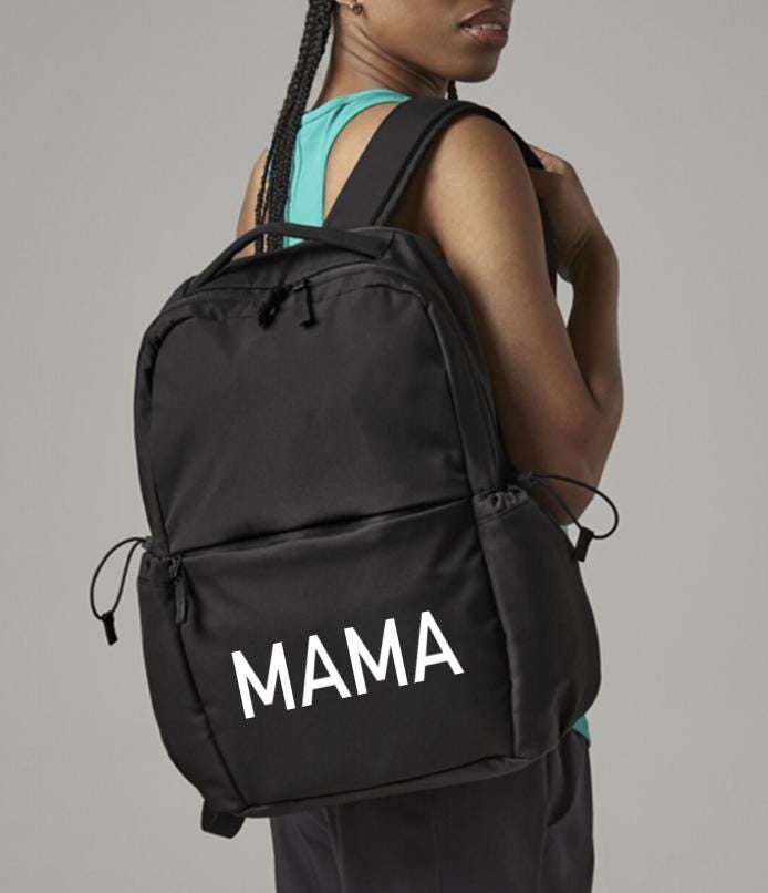 Personalised Bold Leopard Soft Touch Mama Backpack Bag Baby Shower Mother’s Day Gift New Baby Mum Bag - Sew Shabby Chic