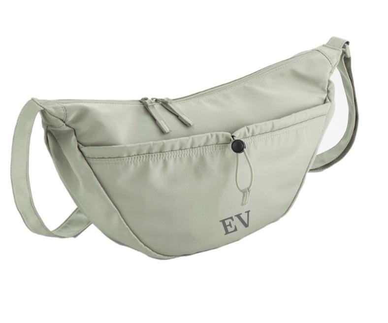 Personalised Soft Touch Across Body Bag Festival Bag Dog Walking Bag Gym Bag - Sew Shabby Chic