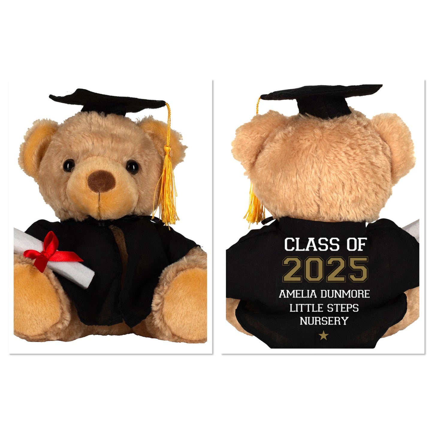 Personalised Graduation Teddy Bears Leavers Gift University Graduation Nursery Graduation - Sew Shabby Chic