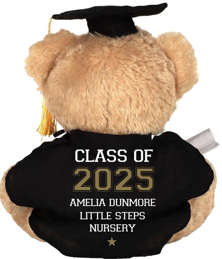 Personalised Graduation Teddy Bears Leavers Gift University Graduation Nursery Graduation - Sew Shabby Chic