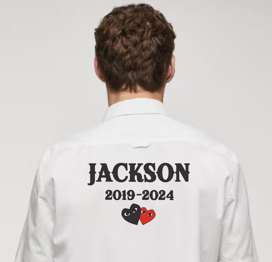 Designer Inspired HEARTS School Leavers Shirts 2025 - Sew Shabby Chic