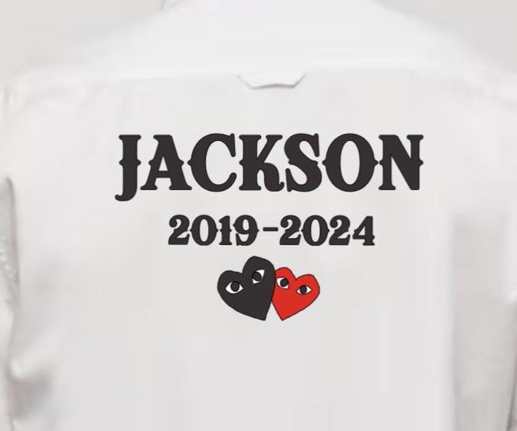 DIY DECAL School Leavers Shirt Decal Transfer HEARTS Style - Iron on at Home - Sew Shabby Chic