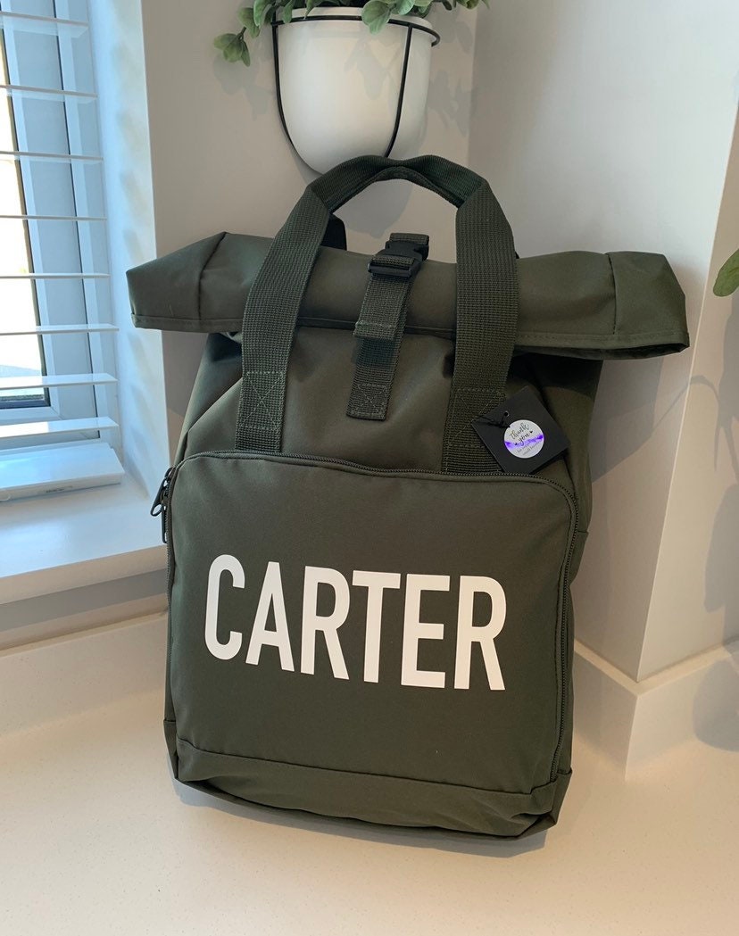 Personalised Rucksack, Backpack, School Bag, Holiday Bag, Mama Bag, College Bag, Day Bag - Sew Shabby Chic