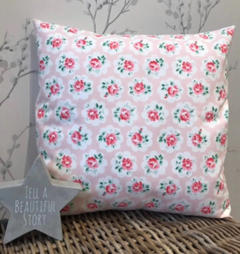 Cath Kidston Handmade Cushion Cover in Provence Rose - Sew Shabby Chic