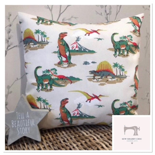 Cath Kidston Handmade Cushion Covers in Dino - Sew Shabby Chic