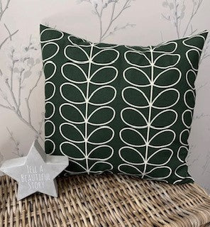 Orla Kiely Handmade Cushion Covers in Linear Stem Prints - Sew Shabby Chic