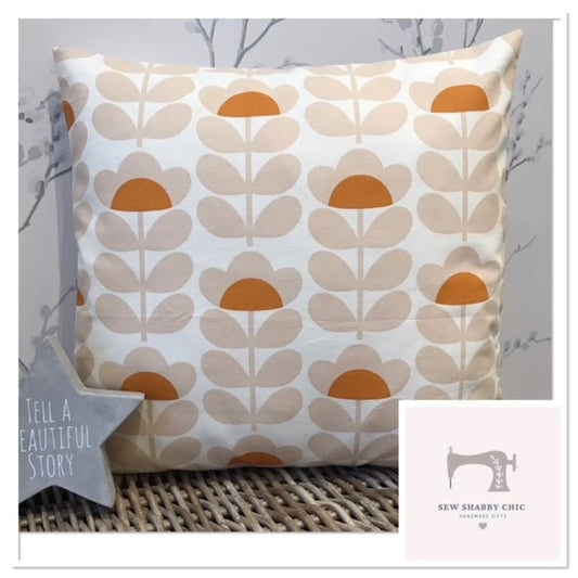 Orla Kiely Handmade Cushion Covers in Sweet Pea - Sew Shabby Chic