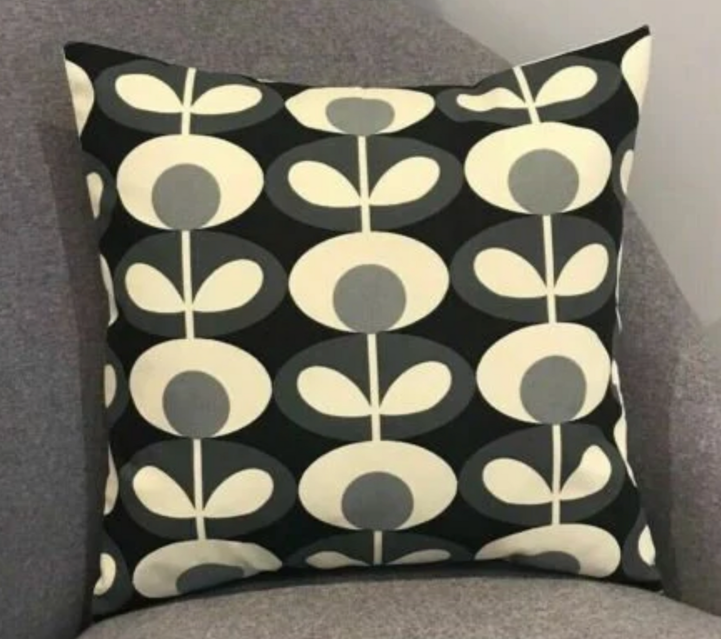 Orla Kiely Handmade Cushion Covers in Oval Flower Prints