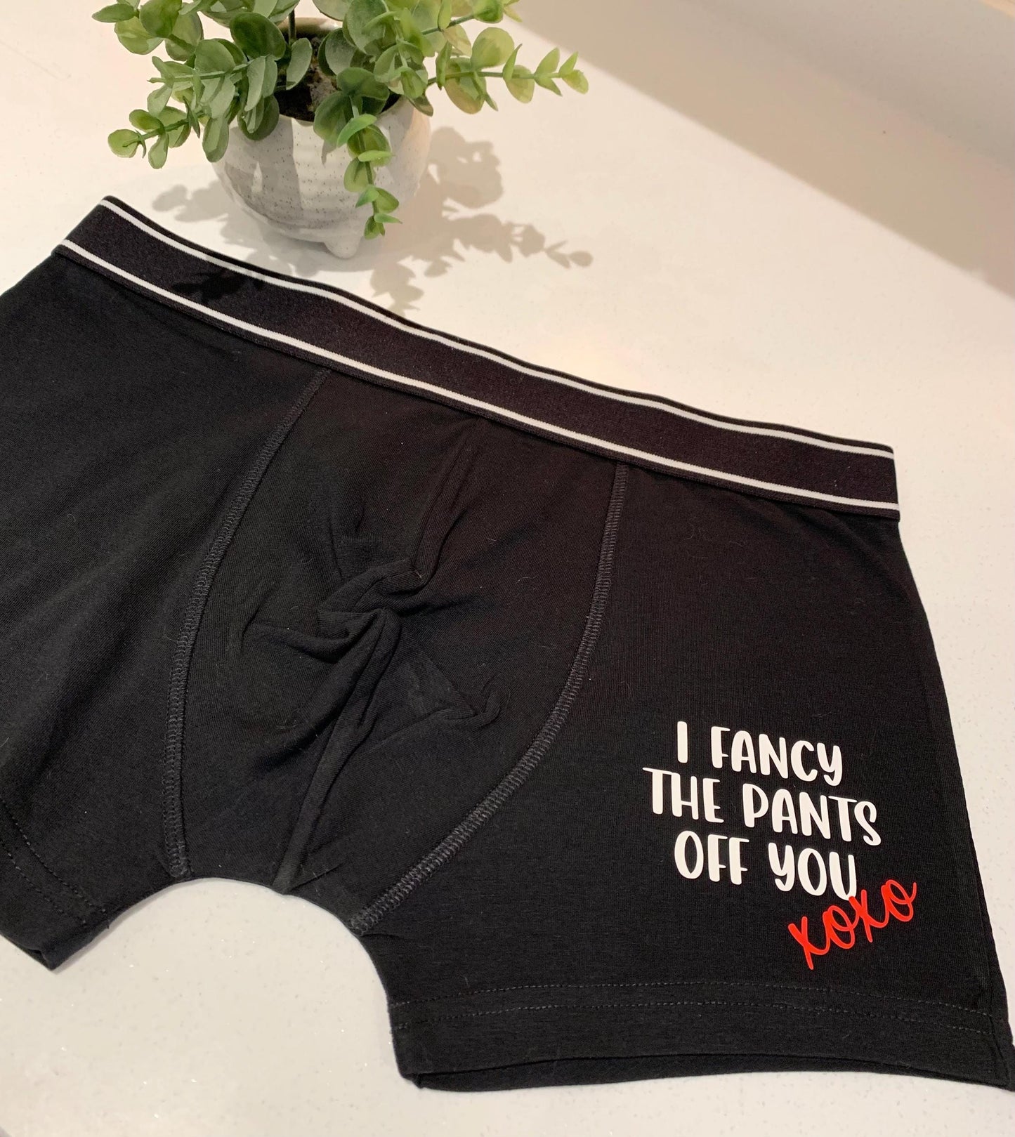 Personalised Fancy The Pants Off You Boxer Shorts | Socks| Novelty Gift | Gift for Him | Funny Gift - Sew Shabby Chic